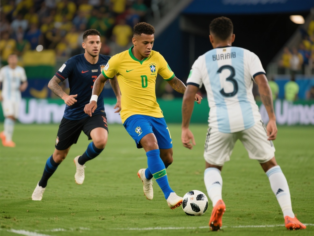 乌拉圭对决巴西比赛精彩回顾 巴西与乌拉圭之间的足球对决,一直都是南美